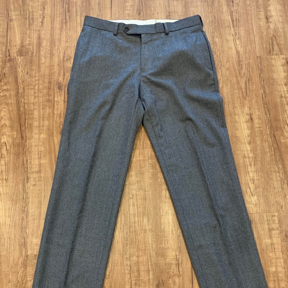 Brooks Brothers Slim Fit Wool Trousers- US 32